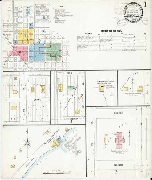 File:Sanborn Fire Insurance Map from Neodesha, Wilson County, Kansas. LOC sanborn03037 003-1.tif