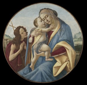 Sandro Botticelli - Perawan dan anak-Anak Muda Saint John the Baptist - 1970.160 - Cleveland Museum of Art.tif