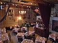 Main dining room of the Pink Door.