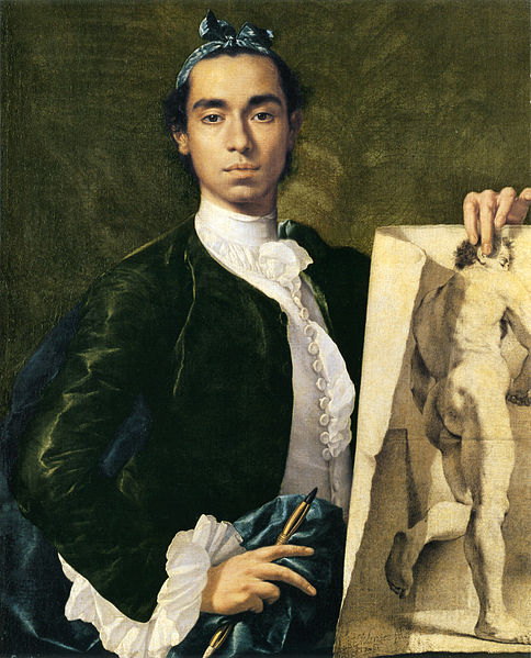 File:Self-portrait Holding an Academic Study by Luis Meléndez (detail)-2.jpg