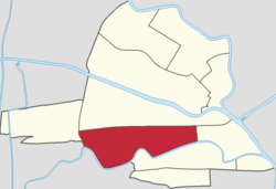 Location of Shaogongzhuang Subdistrict in Hongqiao District