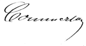 signature de Commerson