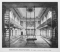 Interiér karlínské sokolovny r. 1887 (ilustrační foto, Jan Mulač)