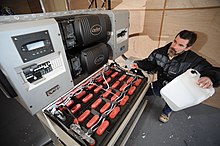 Solar battery testing, Idaho National Laboratory Solar battery testing (9192436851).jpg