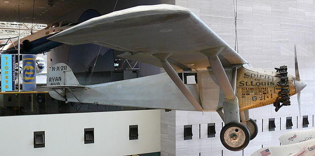 SPIRIT OF ST LOUIS - Ryan NYP. Flown by Charles Lindbergh on the first  nonstop trans-Atlantic flight in May 1927 Stock Photo - Alamy