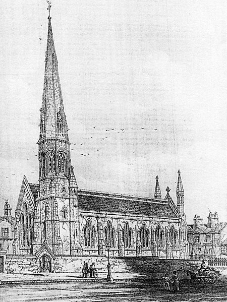 St Thomas Lancaster drawing