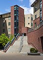 * Nomination Stairs at Sutter Hall, Chico State, California --Frank Schulenburg 22:51, 19 April 2020 (UTC) * Decline Left side is leaning right --Podzemnik 01:57, 20 April 2020 (UTC) Podzemnik, thanks for the feedback. Much appreciated. Please check out the new version (Lightroom's auto perspective correction doesn't always get it right) --Frank Schulenburg 02:28, 20 April 2020 (UTC) Now you have a white triangle in the left bottom corner --Podzemnik 06:07, 21 April 2020 (UTC) Ping User:Frank Schulenburg --Podzemnik 09:35, 29 April 2020 (UTC)  Oppose No response. Feel free to renominate a fixed version. --King of Hearts 23:40, 7 May 2020 (UTC)