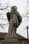 Statue of John of Nepomuk in Budišov, Třebíč District.jpg