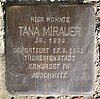 Stolperstein Janitzkystr 37 Tana Mirauer.JPG