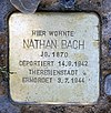 Stolperstein Wiesbadener Str 85 (Fried) Nathan Bach.jpg