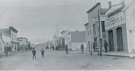 Fairplay, Colorado Front Street in 1888.