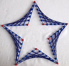 String art star design
