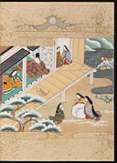 17th century manuscript of The Tale of Genji
