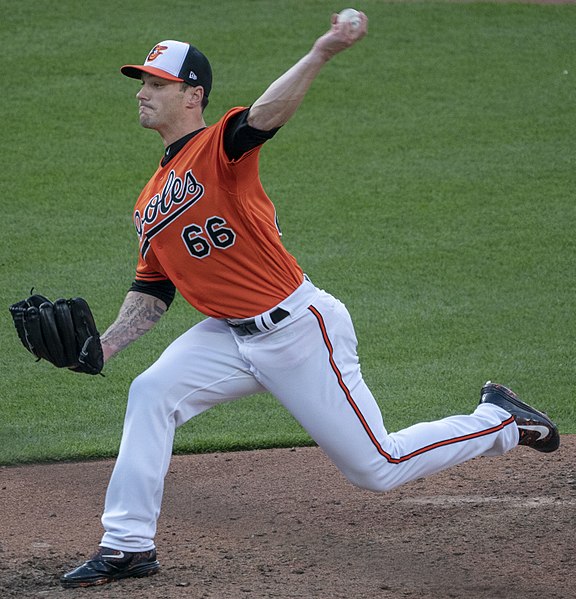 Scott with the Orioles in 2018