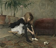 Dancing Shoes (1882) by Helene Schjerfbeck