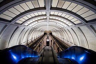 <span class="mw-page-title-main">Tenleytown–AU station</span> Washington Metro station