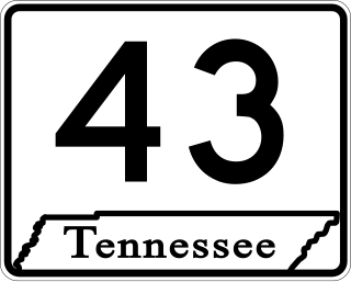 <span class="mw-page-title-main">Tennessee State Route 43</span> State highway in Tennessee, United States