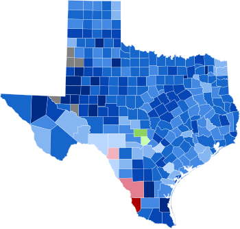 Ergebnisse der Präsidentschaftswahlen in Texas 1912.svg