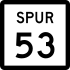 State Highway Spur 53 işaretçisi