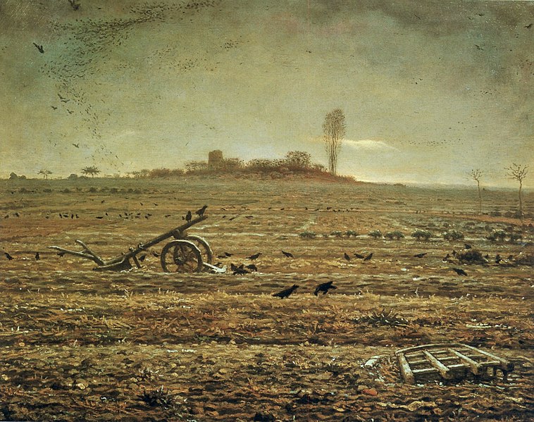 File:The Plain of Chailly with Harrow and Plough, Jean-François Millet.jpg