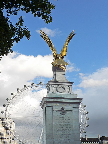 File:The Royal Air Force Memorial and the London Eye - geograph.org.uk - 2642134.jpg