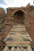 The entrance of Izadkhast old castle