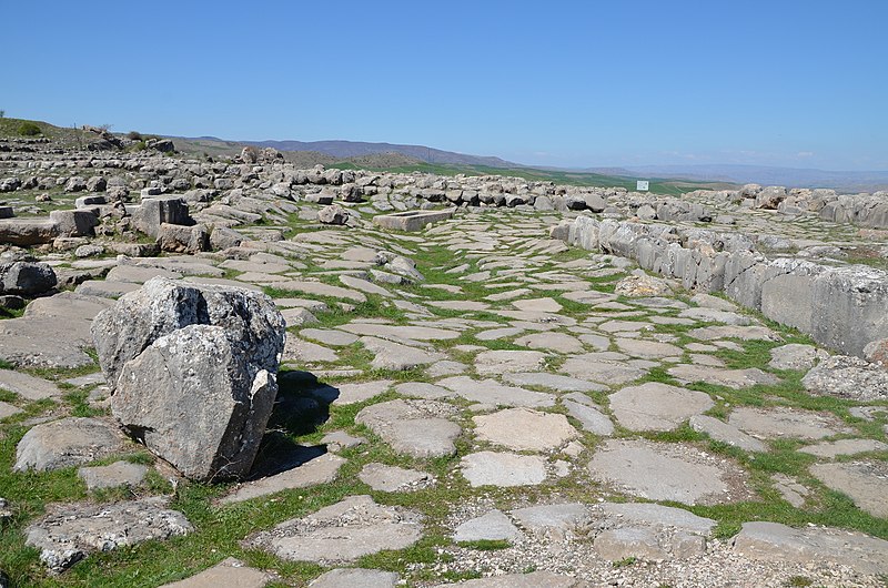 File:The paved Street of the Temple surrounding the central temple building, Hattusa, capital of the Hittite Empire (29031317221).jpg