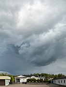 Thunder cloud over Gåseberg