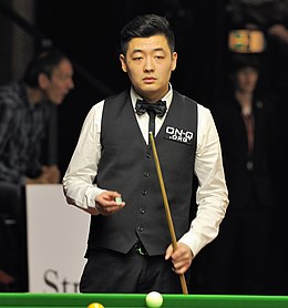 Tian Pengfei at Snooker German Masters (Martin Rulsch) 2014-01-30 09.jpg