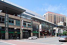 View of MVP Arena from Pearl Street Times Union Center.jpg