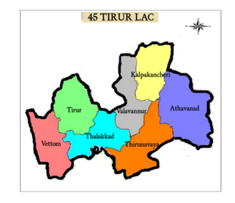 Map of Tirur Niyamasabha constituency Tirur Niyamasabha constituency.png