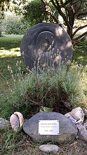 Tombe de Grisélidis Réal au cimetière des Rois à Genève en 2019.