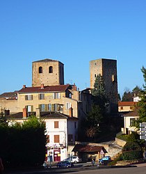 The centre of Saint-Cyr-au-Mont-d'Or