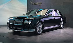 Toyota Century 3e generatie 2017 Tokyo Motor Show voorzijde 1.jpg