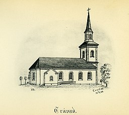 Tråvads kyrka 1888