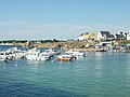 Le port de Trévignon et le hameau qui lui fait face