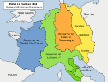 Carte de l'Europe découpée en plusieurs zones.
