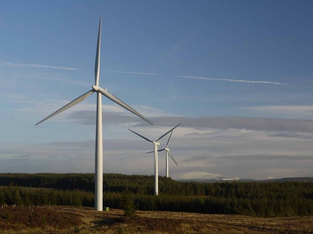 Image: Turbines at Whitelee Wind Farm   geograph.org.uk   2161334