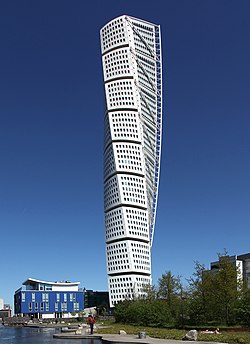 Търнинг Торсо – най-високата сграда в Швеция.