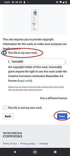 Jika itu adalah karya Anda, selalu pilih opsi pertama "This is my own work" atau Ini adalah karya saya sendiri, lalu klik "Next".