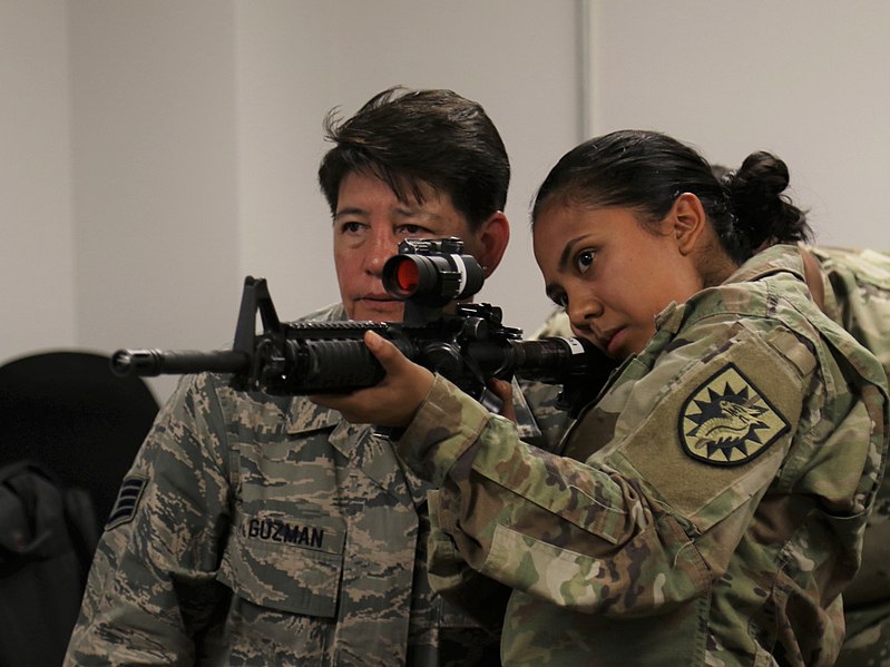 File:U.S. Army Spc. Puchaicela receives preliminary marksmanship instruction.jpg