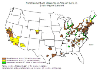 <span class="mw-page-title-main">Non-attainment area</span>