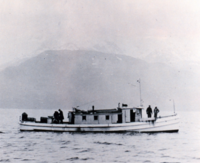 USC&GS Scandinavia participating in hydrographic survey work during her United States Coast and Geodetic Survey service, performing wire-drag operations in the Territory of Alaska in 1920. USC&GS Scandinavia in 1920.PNG