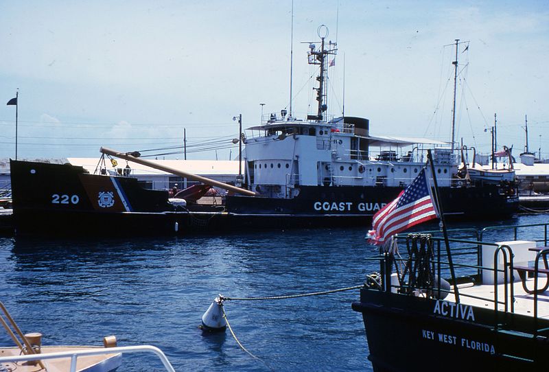 File:USCG Hollyhock 220 at Trumbo Point during the Mariel Boatlift (7164184619).jpg