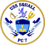 USS Squall PC-7 Crest