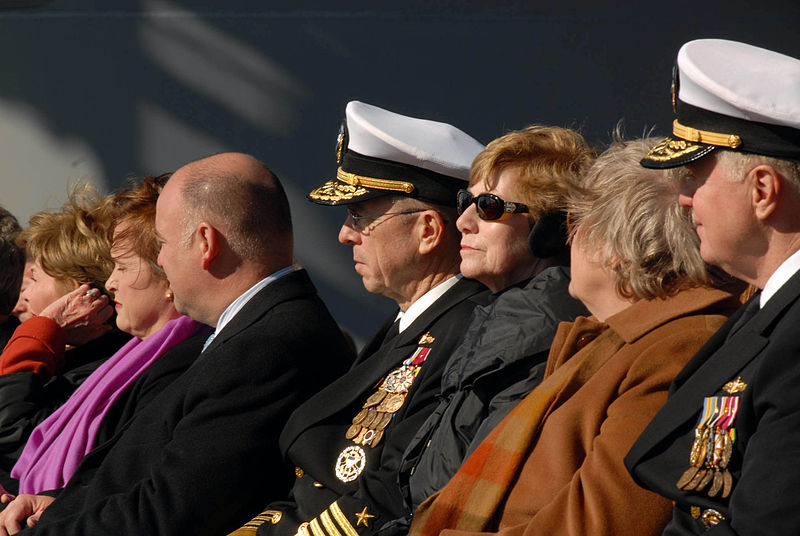 File:US Navy 090110-N-5735P-409 Distinguished visitors attend the commissioning ceremony of USS George H.W. Bush (CVN 77).jpg