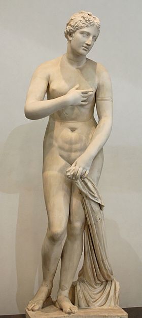 Menophantos-i Aphrodite, a Venus Pudica típusának példája.