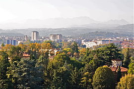 Panorama della città verso nord-ovest