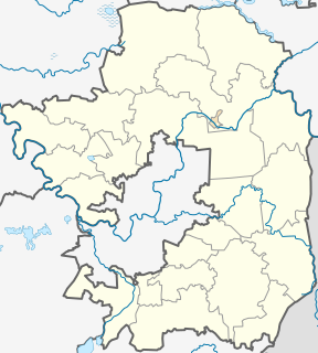 Žemėlapis rodantis Juozapinės geomorfologinis draustinis vietą.