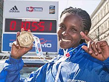 Violah Jepchumba, die Siegerin von 2014